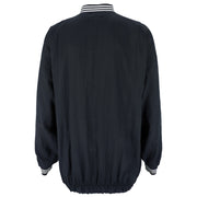 Adidas - Black Pullover Windbreaker 1990s Large Vintage Retro