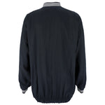 Adidas - Black Pullover Windbreaker 1990s Large Vintage Retro