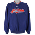 Nike - Cleveland Indians Big Spell-Out Windbreaker 1990s Large Vintage Retro Baseball