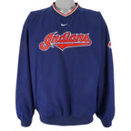 Nike - Cleveland Indians Big Spell-Out Windbreaker 1990s Large Vintage Retro Baseball