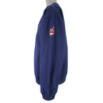 Nike - Cleveland Indians Big Spell-Out Windbreaker 1990s Large Vintage Retro Baseball