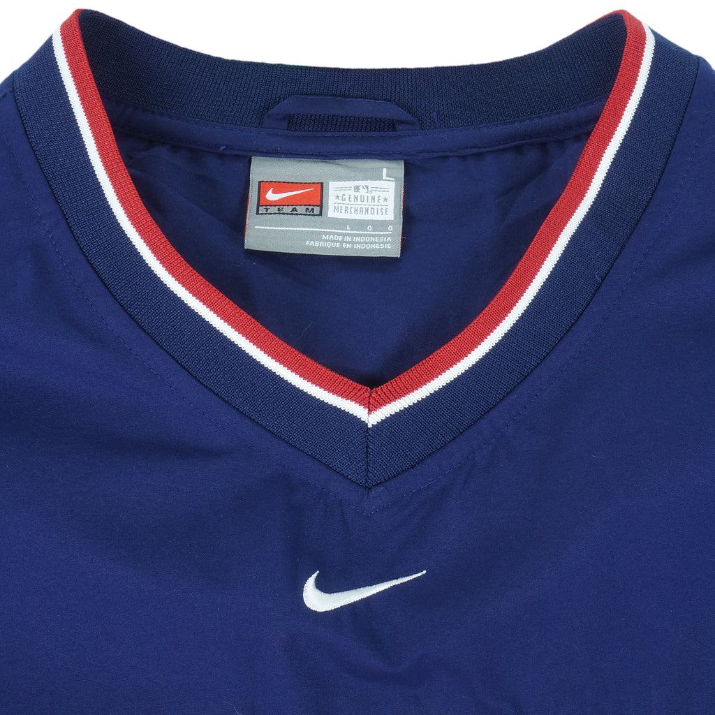 Nike - Cleveland Indians Big Spell-Out Windbreaker 1990s Large Vintage Retro Baseball
