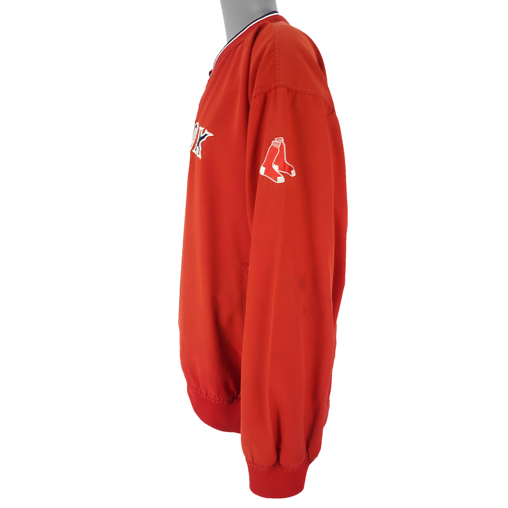 Nike - Boston Red Sox Spell-Out Windbreaker 1990s X-Large Vintage Retro Baseball