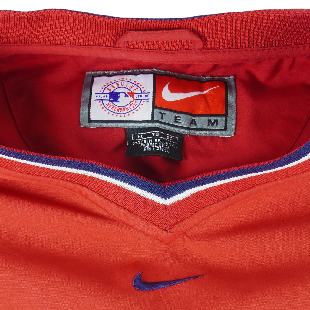 Nike - Boston Red Sox Spell-Out Windbreaker 1990s X-Large Vintage Retro Baseball