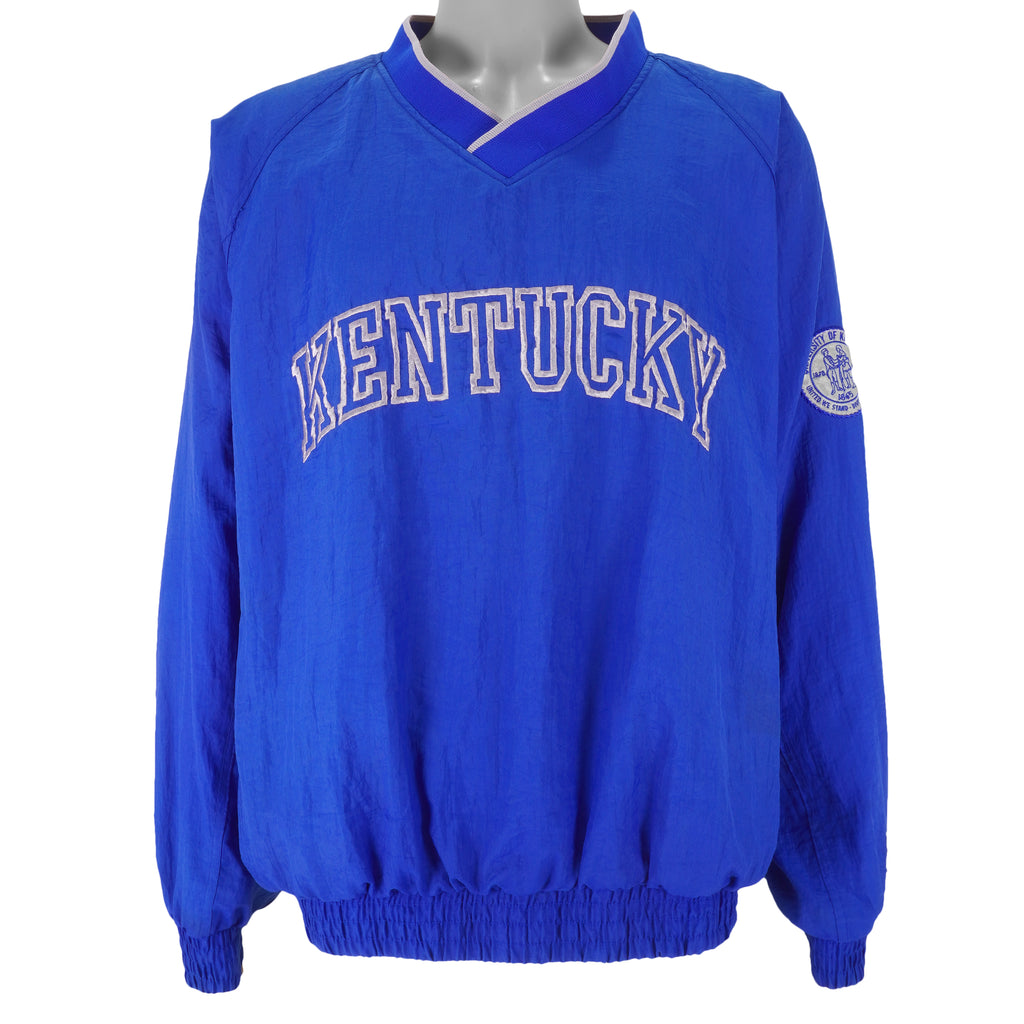 NCAA (Pro Player) - Kentucky Wildcats Windbreaker 1990s X-Large Vintage Retro Football