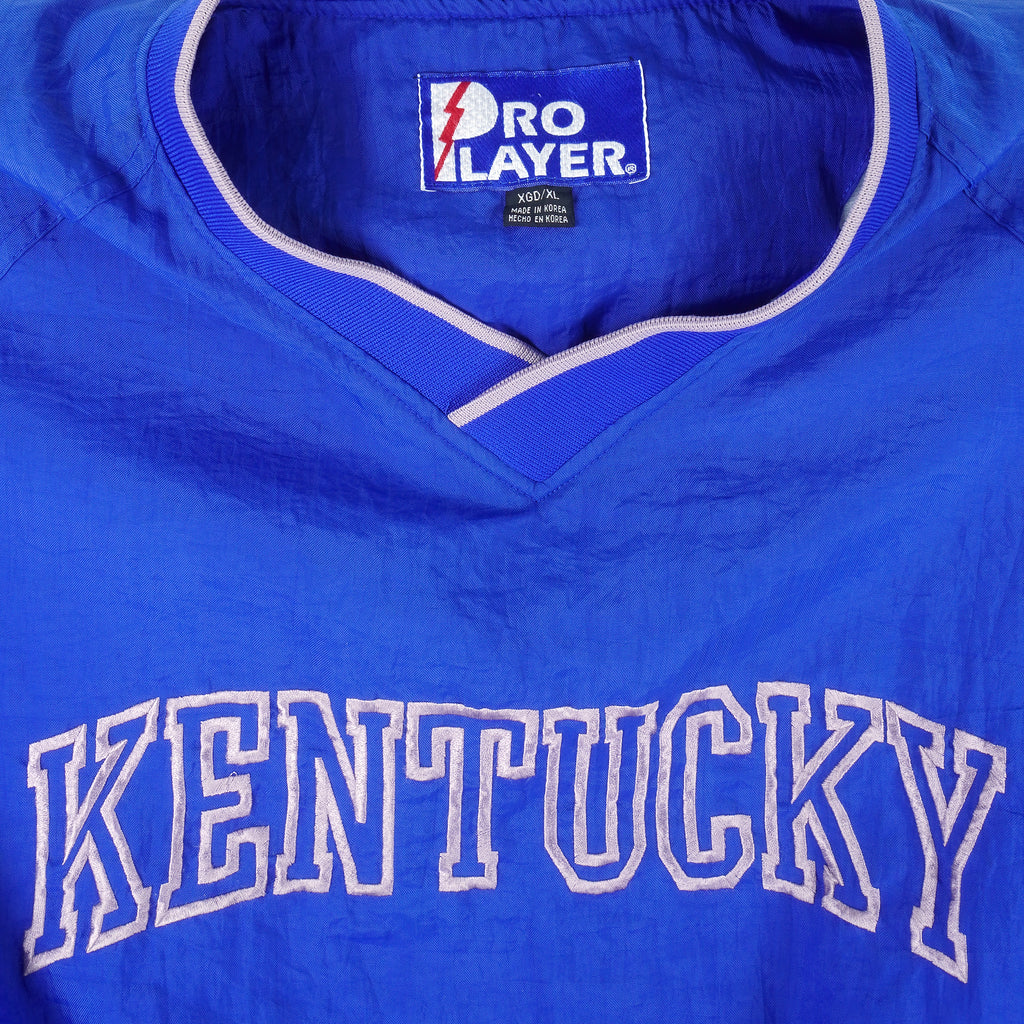 NCAA (Pro Player) - Kentucky Wildcats Windbreaker 1990s X-Large Vintage Retro Football