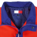 Tommy Hilfiger - Red & Yellow 1/2 Zip Windbreaker 1990s Large Vintage Retro