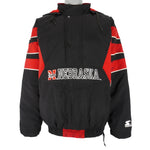 Vintage Starter - Red Nebraska Huskers Pullover Jacket 1990s