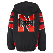 Starter - Red Nebraska Huskers Pullover Jacket 1990s X-Large