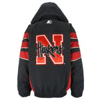 Starter - Red Nebraska Huskers Pullover Jacket 1990s X-Large