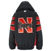 Starter - Red Nebraska Huskers Pullover Jacket 1990s X-Large