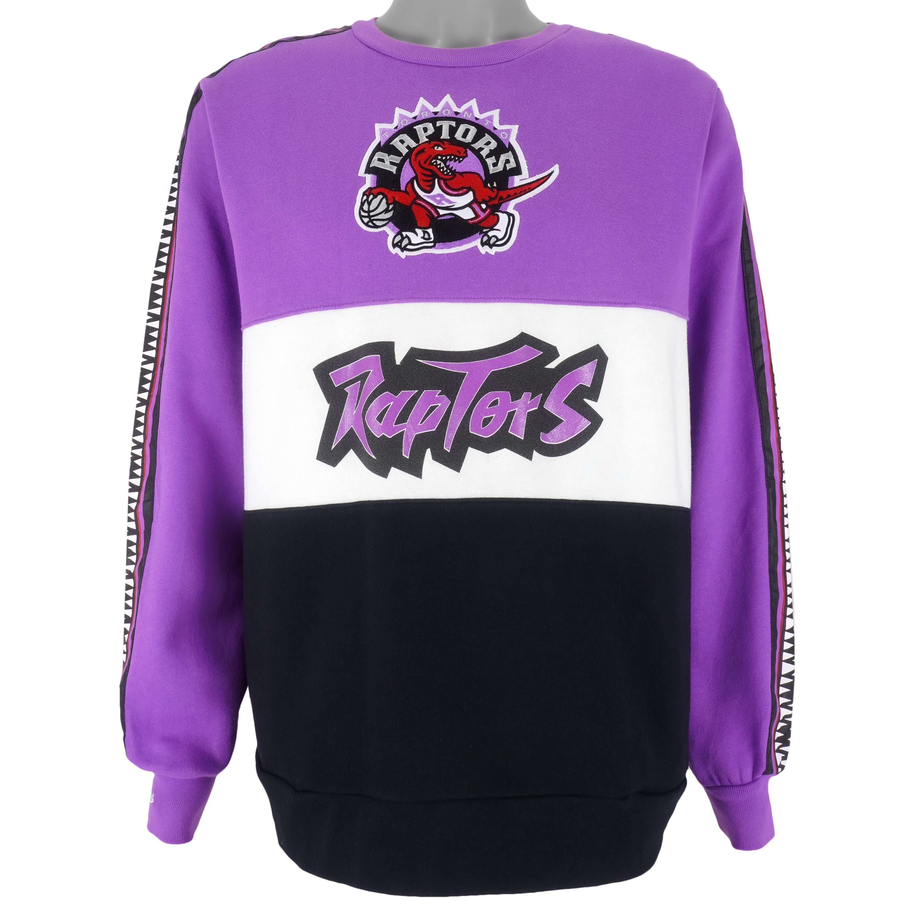 NBA (Mitchell & Ness) - Toronto Raptors Crew Neck Sweatshirt  2000s Large Vintage Retro Basketball