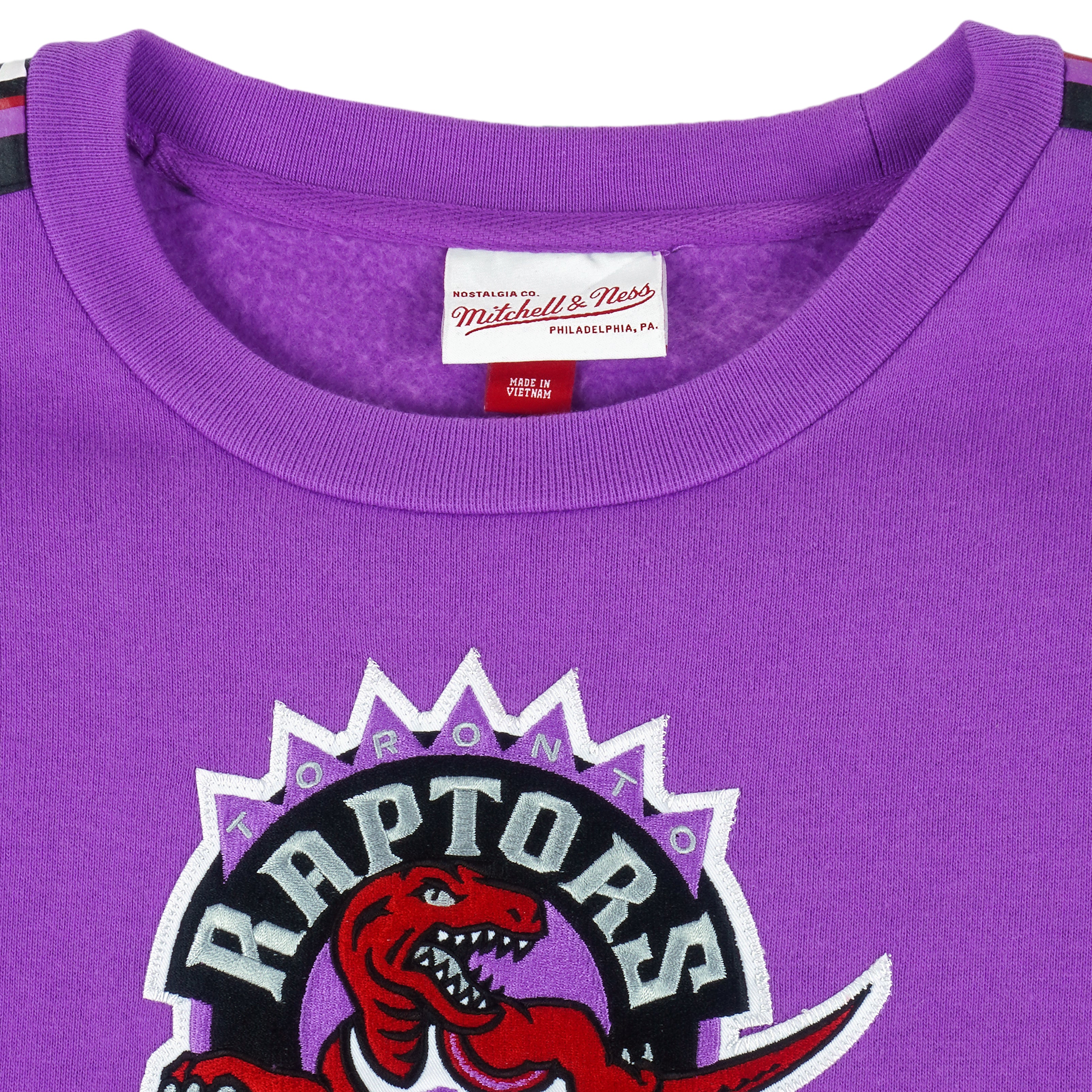 L) Mitchell & Ness Toronto Raptors Crewneck