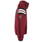 NFL (Lee) - San Francisco 49ers Embroidered Hooded Sweatshirt 1990s Large Vintage Retro Football