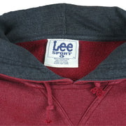 NFL (Lee) - San Francisco 49ers Embroidered Hooded Sweatshirt 1990s Large Vintage Retro Football