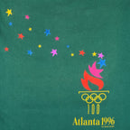 Champion - Green Atlanta Olympic Single Stitch T-Shirt 1992 Large Vintage Retro