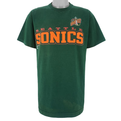 NBA (Salem) - Seattle SuperSonics T-Shirt 1990s Large