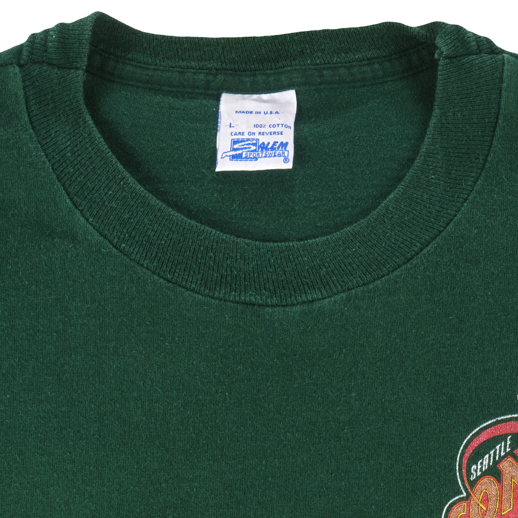 NBA (Salem) - Seattle SuperSonics T-Shirt 1990s Large Vintage Retro Basketball