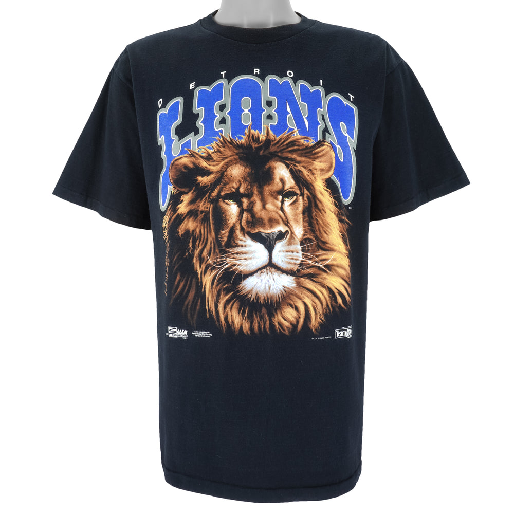 NFL (Salem) - Detroit Lions T-Shirt 1992 X-Large Vintage Retro Football