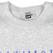 Vintage (Lee) - Baltimore Embroidered Crew Neck Sweatshirt 1990s Large Vintage Retro
