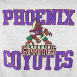 NHL (Hanes) - Phoenix Coyotes Crew Neck Sweatshirt 1990s Large Vintage Retro Hockey