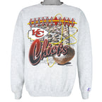 NFL (Logo Athletic) - Kansas City Chiefs Crew Neck Sweatshirt 1996 Large Vintage Retro Football