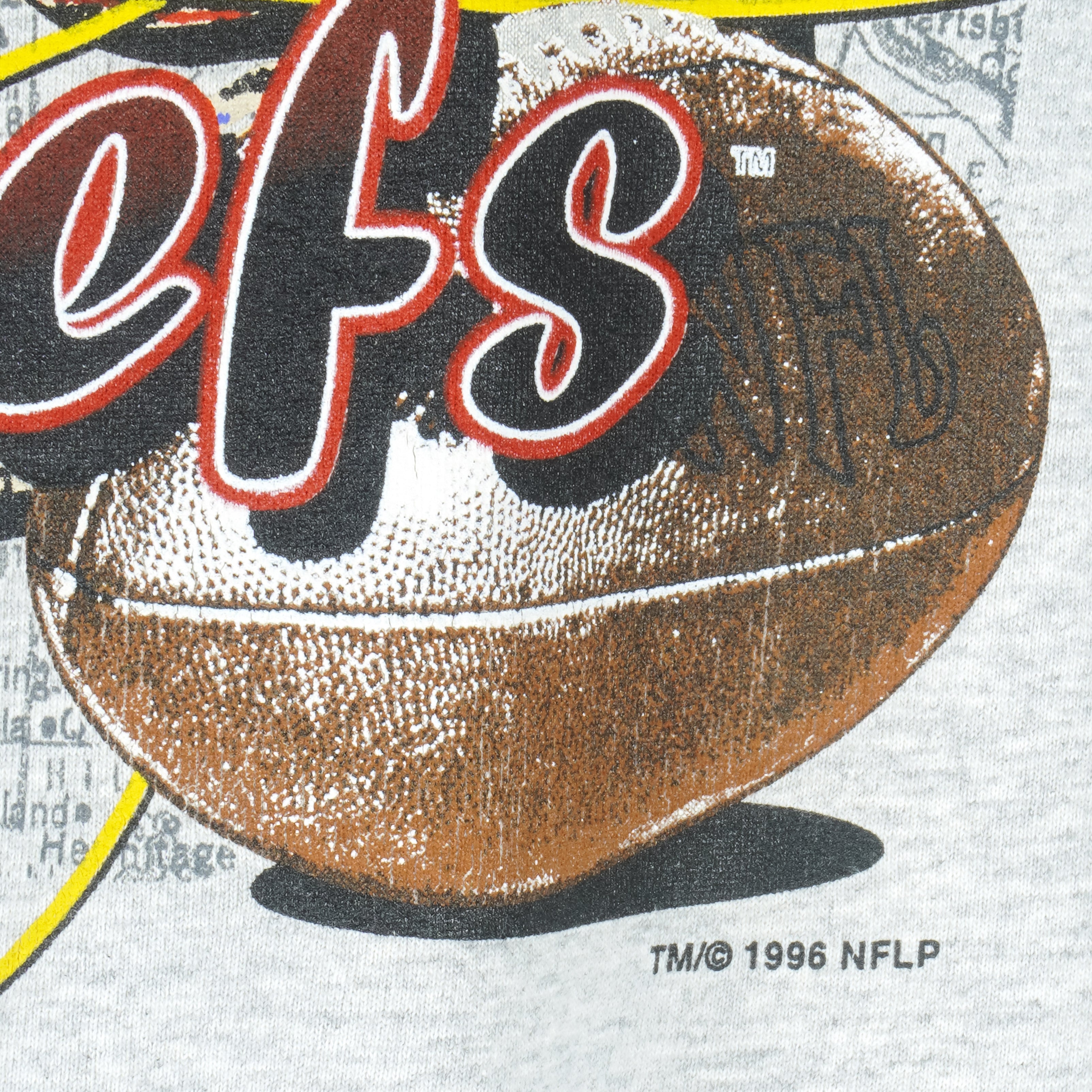 NFL (Logo Athletic) - Kansas City Chiefs Crew Neck Sweatshirt 1996 Large Vintage Retro Football