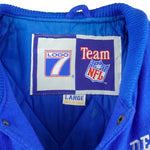 NFL (Logo 7) - Detroit Lions Varsity Jacket 1990s Large Vintage Retro Football