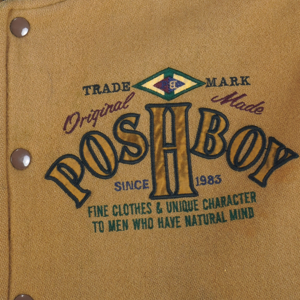 Vintage - Posh Boy Fine Clothing Varsity Jacket 1990s Large Vintage Retro
