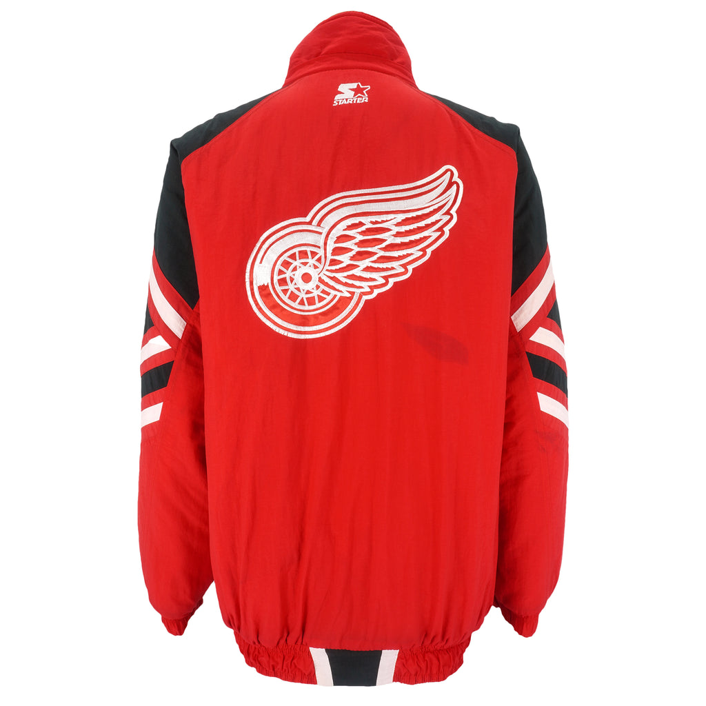 Starter - Detroit Red Wings Jacket 1990s X-Large Vintage Retro Hockey
