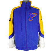 NHL (Apex One) - St. Louis Blues Jacket 1990s Large Vintage Retro Hockey