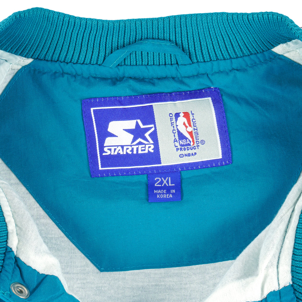 Starter - Detroit Pistons Blue Windbreaker 1990s XX-Large Vintage Retro Basketball