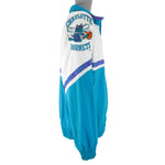 Starter - Charlotte Hornets 1/4 Zip Windbreaker 1990s Large Vintage Retro Basketball