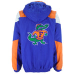 Starter - Florida Gators 1/4 Zip Hooded Jacket 1990s Large Vintage Retro
