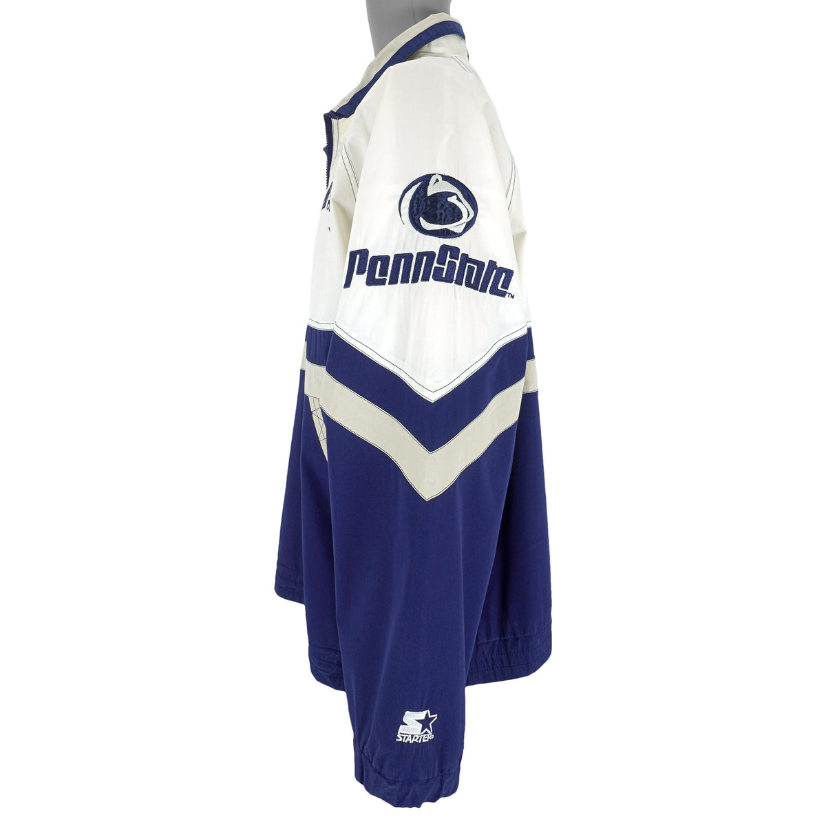 Starter - Penn State Nittany Lions 1/4 Zip Pullover Jacket 1990s X-Large Vintage Retro