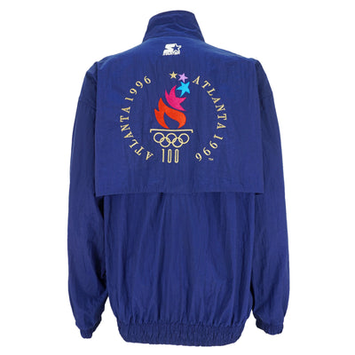 Starter - Olympic Summer Games, Atlanta Embroidered Windbreaker 1996 X-Large