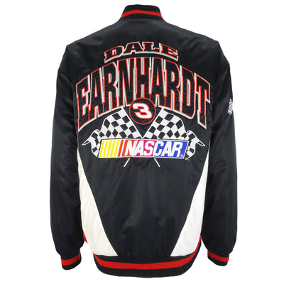 NASCAR (Nutmeg) - Dale Earnhardt No.3 Embroidered Racing Jacket 1990s Large