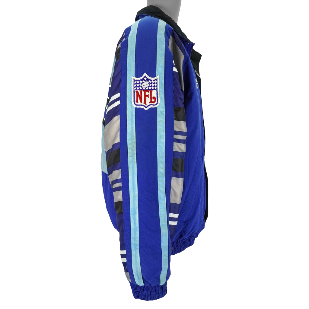 Reebok - Detroit Lions Zip & Button-Up Jacket 1990s Medium Vintage Retro Football