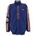 Starter - Blue Chicago Bears Zip-Up Jacket 1990s Large Vintage Retro Football