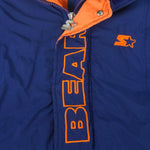 Starter - Blue Chicago Bears Zip-Up Jacket 1990s Large Vintage Retro Football
