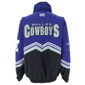 NFL (Logo Athletic) - Dallas Cowboys 1/4 Zip & Button Jacket 1990s Large Vintage Retro Football 