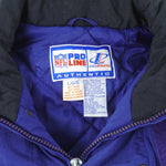 NFL (Logo Athletic) - Dallas Cowboys 1/4 Zip & Button Jacket 1990s Large Vintage Retro Football