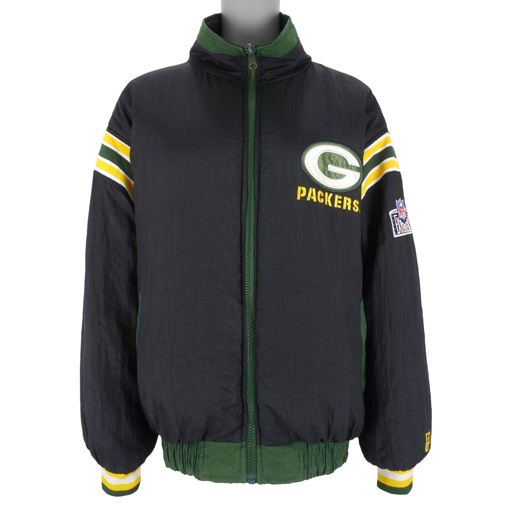 NFL (Pro Player) - Green Bay Packers Reversible Warm Jacket 1990s XX-Large Vintage Retro Football