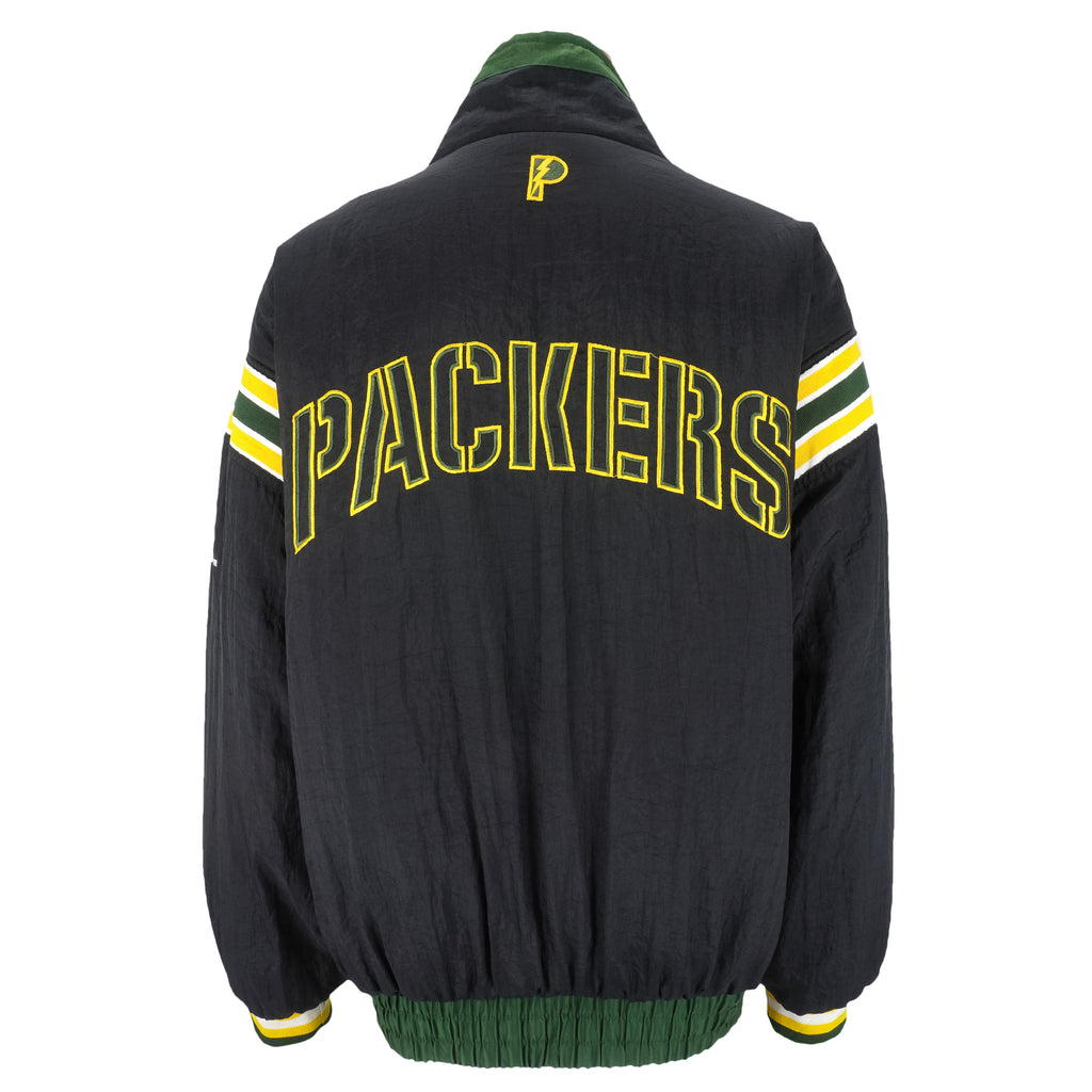 NFL (Pro Player) - Green Bay Packers Reversible Warm Jacket 1990s XX-Large Vintage Retro Football