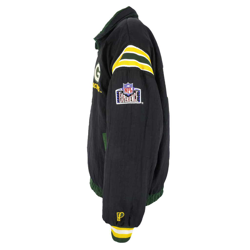 NFL (Pro Player) - Green Bay Packers Reversible Warm Jacket 1990s XX-Large Vintage Retro Football