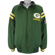NFL (Pro Player) - Green Bay Packers Reversible Warm Jacket 1990s XX-Large Vintage Retro Football