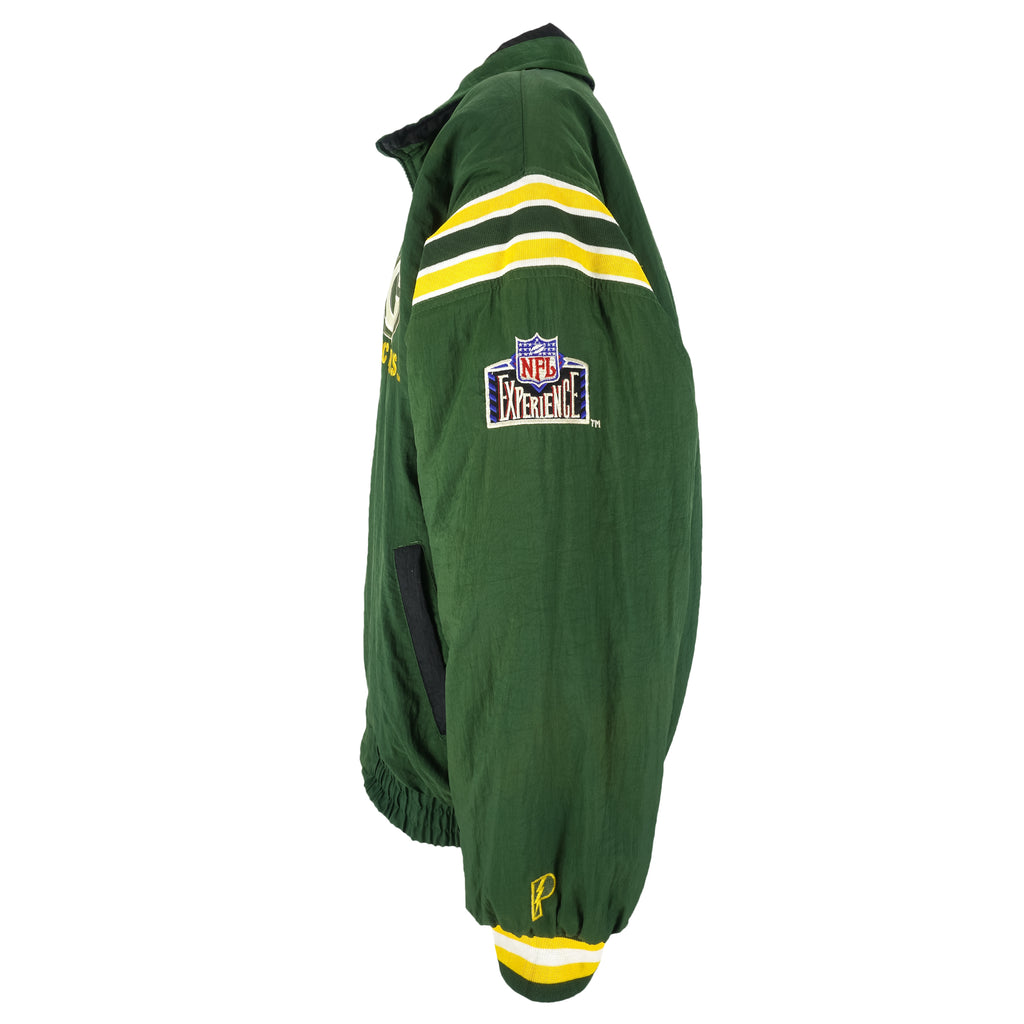 NFL (Pro Player) - Green Bay Packers Reversible Warm Jacket 1990s XX-Large Vintage Retro Football