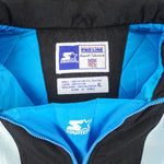 Starter - Carolina Panthers 1/2 Zip Hooded Jacket 1990s X-Large Vintage Retro Football