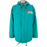 Starter - Miami Dolphins Zip-Up Hooded Jacket 1990s X-Large Vintage Retro Football