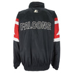 Starter - Atlanta Falcons Zip-Up Windbreaker 1990s Large Vintage Retro Football